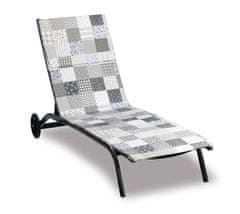 Blazina za ležalnik na plaži - prevleka na zadrgo - 55x195 cm - Patchwork