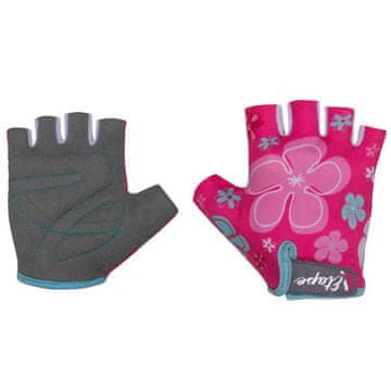 Majhne otroške kolesarske rokavice roza-mint velikost oblačil 7-8