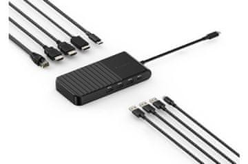 Kensington UH1500P EQ Mobilna priklopna postaja USB-C s podporo za 3 monitorje