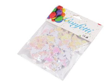 Konfeti golob - za zabavo, poroko, praznovanje - bela AB