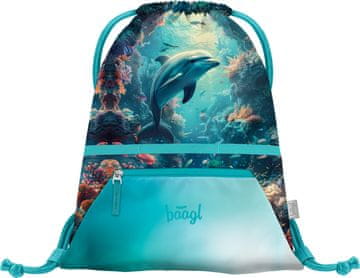 BAAGL Torba z žepom Dolphin
