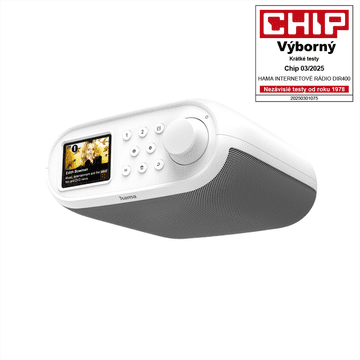 Hama internetni radio DIR400, DAB+/Bluetooth/App, bel