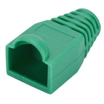 Pokrov priključka RJ45 PremiumCord - zelen