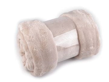 Odejo iz mehurčkastega flisa 150x200 cm - bež svetlo