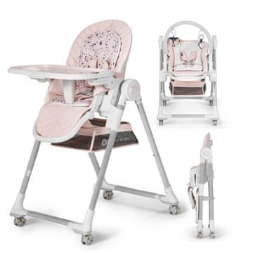 Kinderkraft LASTREE stolček za hranjenje, 2v1