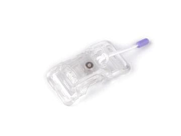 Magnetna plastična sponka širine 20 mm - prozorna