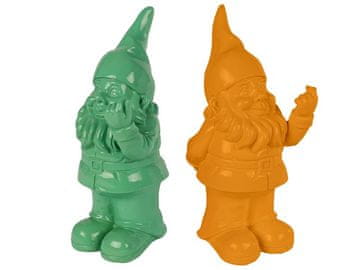 Porcelanska škatla za škrata 8x7 x20 cm - mešanica barv (oranžna, zelena)