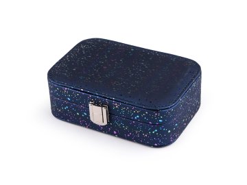 Mala škatlica za nakit 10x15x5 cm - temno modra