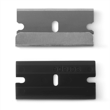 Xavax nadomestna rezila za strgalo za keramične plošče in različne površine, 5x plastika, 5x kovina