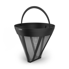 Xavax Barista trajni filter za aparat za kavo, nadomestni filter velikosti 4, črn