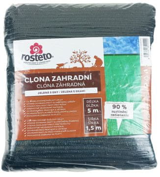 Vrtni paravan 90% Rosteto - 5x1,5 m zelen z očmi