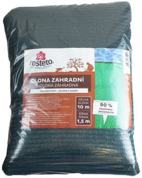 Vrtni paravan 90% Rosteto - 10x1,5 m zelen z očmi