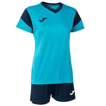Joma Phoenix Set Ženske Ženske majice in kratke hlače turkizna oblačila velikost L