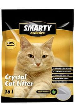 Litter Smarty Exclusive silikat, jabolko 16l