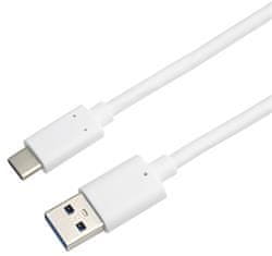 PremiumCord USB-C na USB 3.0 A (USB 3.2 generacije 2, 3A, 10Gbit/s) 0,5 m bela