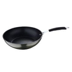 Bergner Ponev Wok s površino brez prijema MIDNIGHT 28 cm zelena BG-30129-GR