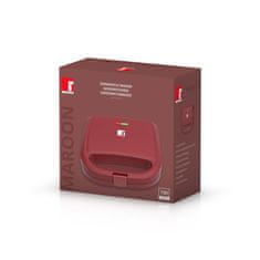 Bergner Aparat za pripravo sendvičev 750 W MAROON