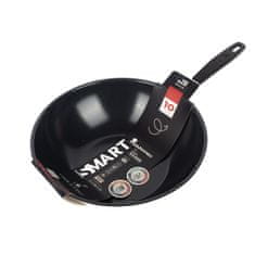 WOK ponev z neprijemljivo površino SMART 28 cm srebrna BGEU-3770