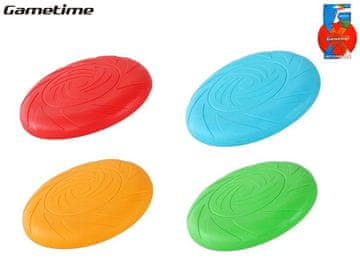 Gametime mehki disk za metanje 18 cm - mešanica barv (modra, zelena, rdeča, oranžna)