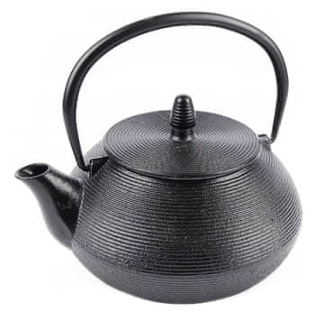 Čajna posoda iz litega železa Sakura 0,8 l črna HT-22170637