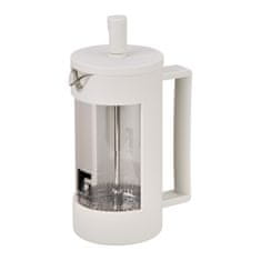 Bergner Lonček za kavo in čaj LINES French Press 350 ml bela BG-38360-GY