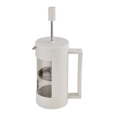Bergner Lonček za kavo in čaj LINES French Press 350 ml bela BG-38360-GY