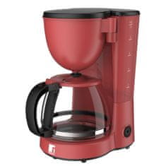 Bergner Kavni aparat za električno kapljično kavo MAROON 600W 1,25L CASTANNE BG BG-51046-RD