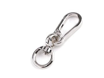 Kovinski vrtljivi karabin, 13 mm, nikelj