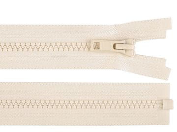 Kostna zadrga YKK št. 5 dolžina 80 cm jakna - kremna