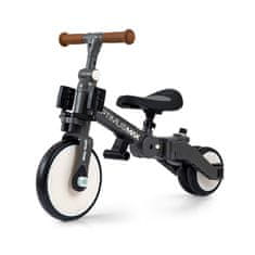 MILLY MALLY Optimus Max 5v1 tricikel z vodilno palico temno siva