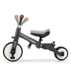 MILLY MALLY Optimus Max 5v1 tricikel z vodilno palico temno siva