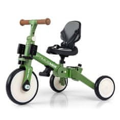 MILLY MALLY Optimus Max 5v1 tricikel z vodilno palico zelen