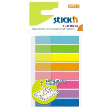 Zaznamki Stick'n by Hopax POP-UP, 8 × 45 mm, 8 barv