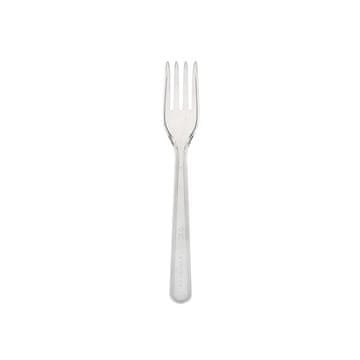 Jedilne vilice Benetke - ponovna uporaba - 18 cm, transp., 100 kosov