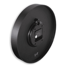 Hama Corsica, stenska ura, premer 30 cm, tihi tek, bela/črna