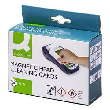 Q-Connect Čistilne kartice za čitalnike kartic - 20 kosov