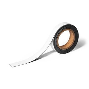 Durable Magnetni označevalni trak - 30 mm, 5 m, bel, kosov