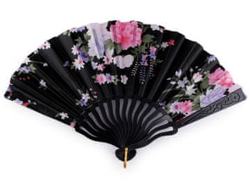 Ventilatorski tekstilni cvetovi - črni