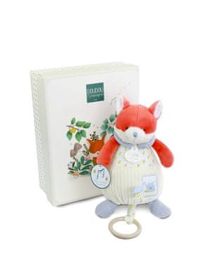 DouDou ET Compagnie Doudou Darilni set Plišasta lisica Romarin, ki igra melodijo 20 cm