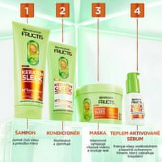Šampon za suhe in skodrane lase Fructis Keratin Sleek (šampon) 200 ml