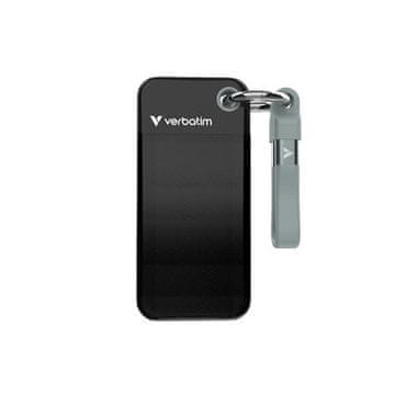Verbatim Pocket SSD 1TB, USB-C 3.2 Gen 2, črna/siva