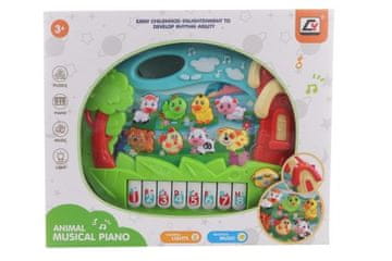 Klavir z živalmi na baterije