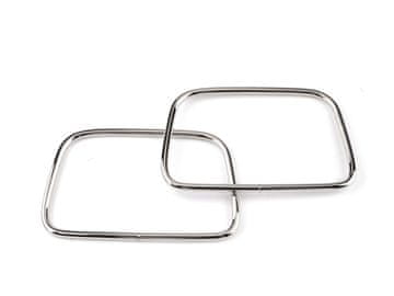 Kovinski ročaji za vrečke 7x11 cm - nikelj (2 kosa)