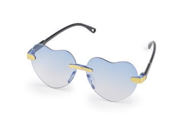 Očala za zabavo / karneval srca - otroška - svetlo modra