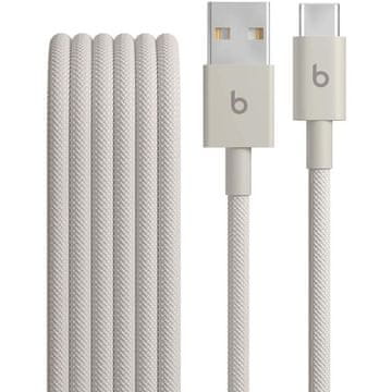 Beats USB-A/USB-C tkani kabel (1,5 m) - kamnita barva