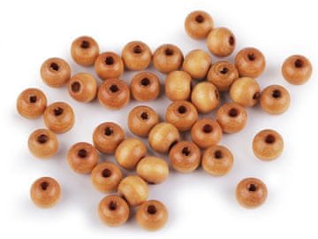 Lesene kroglice Ø8-9 mm - najsvetlejša rjava (20 g)