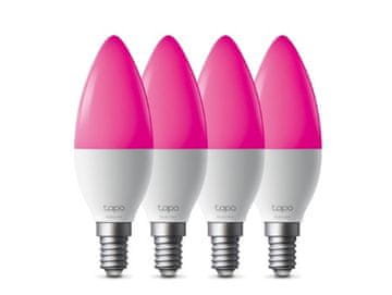 TP-Link Tapo L430C(4-pack) Pametna večbarvna žarnica