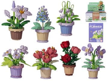 Gradbeni set rastlin v lončku 105-365 kosov - mešanica barv (brez oznake)