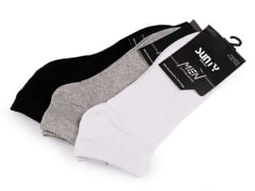 Moške bombažne nogavice - (velikost 39-42) mešanica (3 pari)