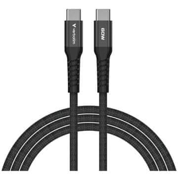 Verbatim 31859 magnet. Kabel USB-C 60W 1,2 m črn